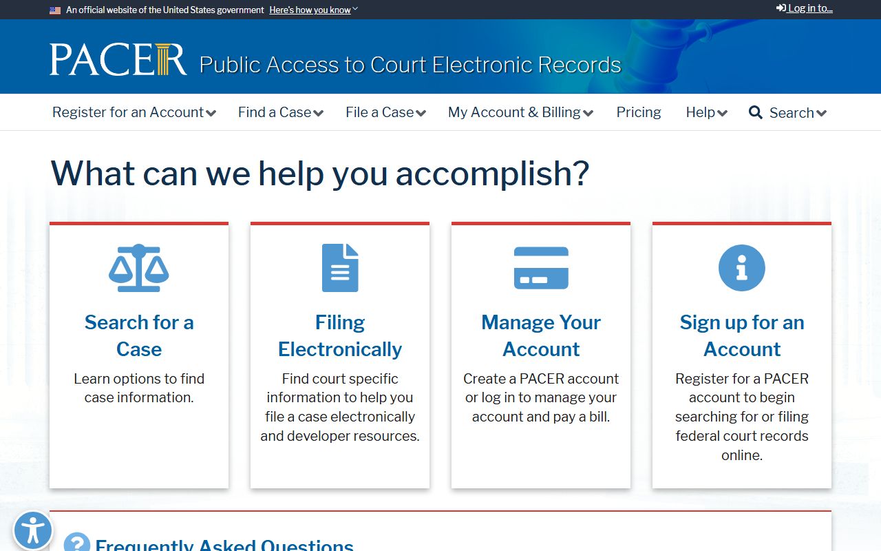 Linn County court dockets PACER federal docket access