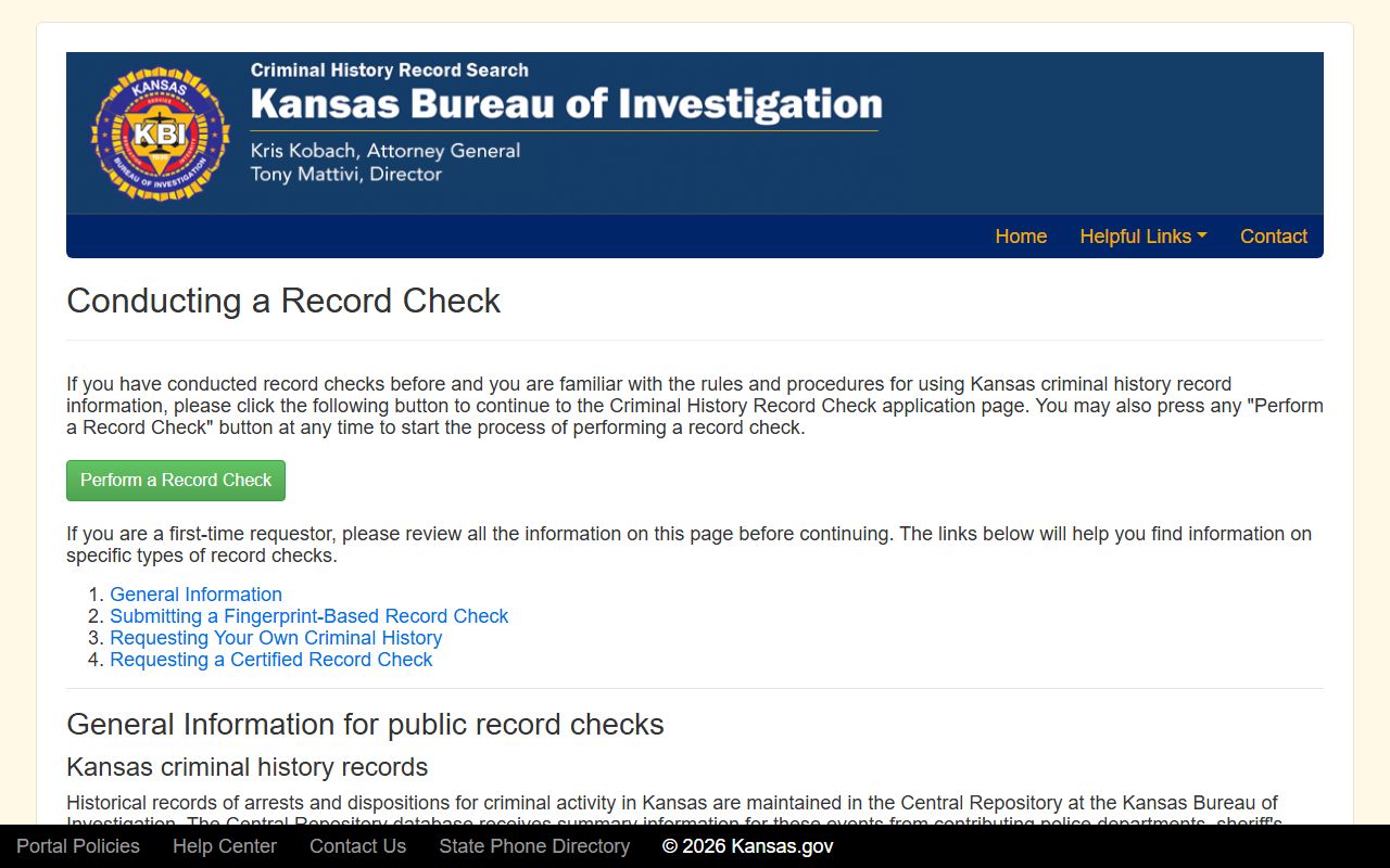 Linn County criminal court records Kansas record check instructions