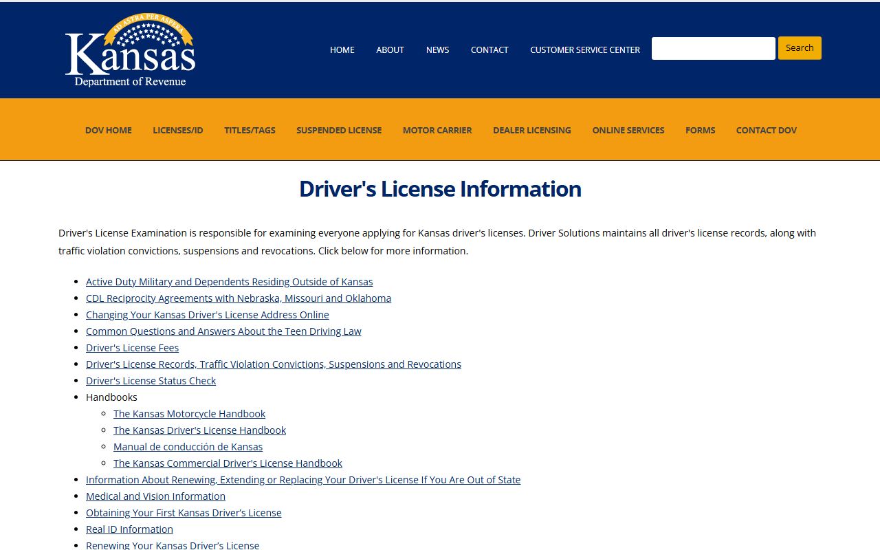KDOR driver license source for Linn County traffic court records